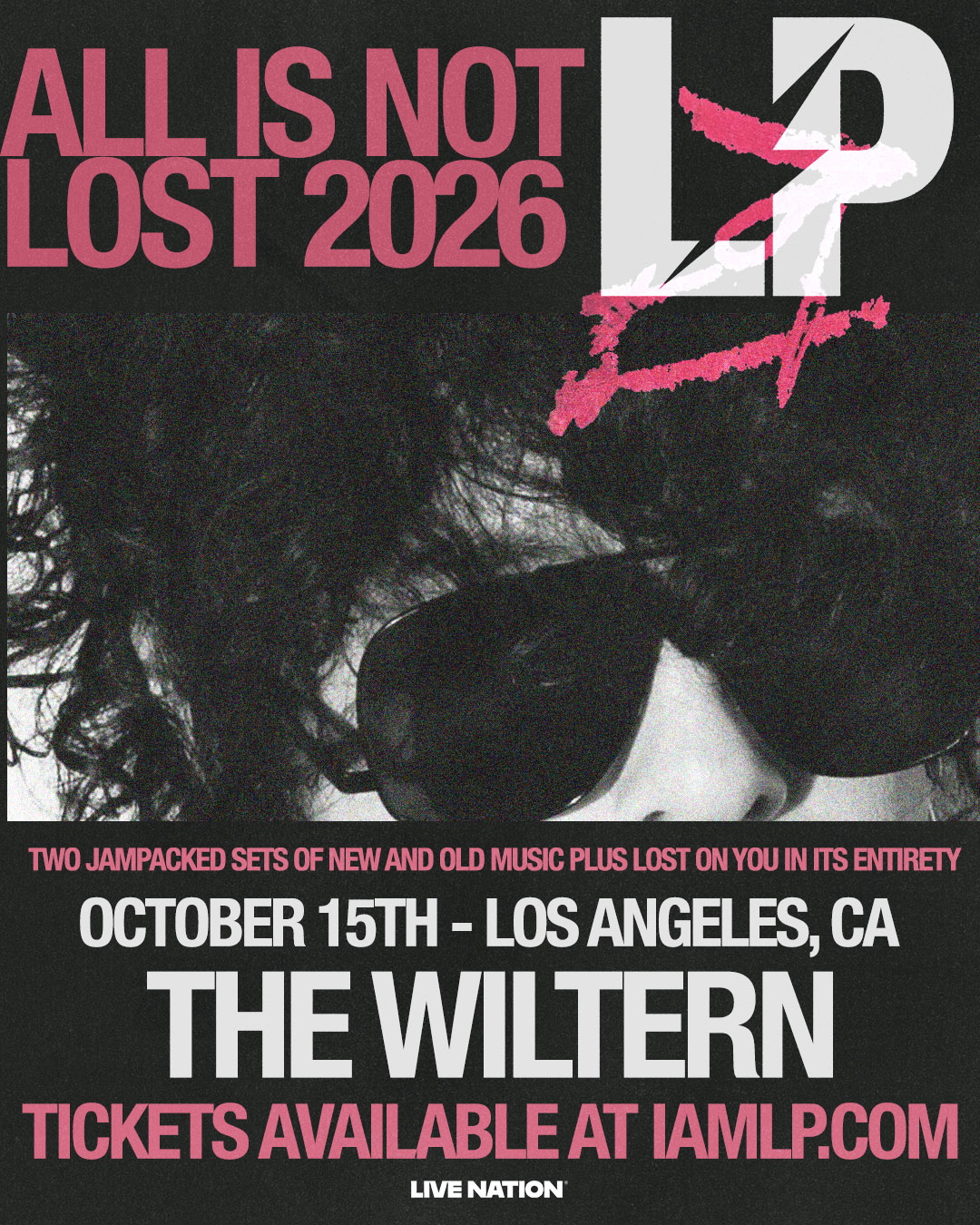 MEMBERS ONLY: LP at the Wiltern on October 15